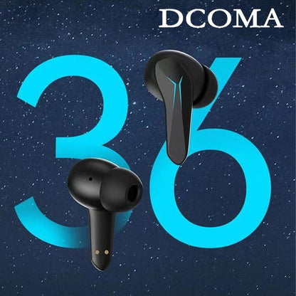 DCOMA Wireless Earbuds Bluetooth 5.4 Headphones Sport Earhooks over Ear Bud Deep Bass with ENC Mic IP7 Waterproof Wireless Earphone for Running