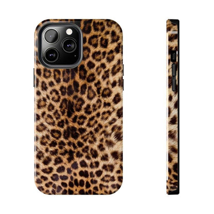 Leopard Print Phone Case, Cheetah Print Tough Phone Case, Iphone 15 14 13 12 11 Pro Max XR, Cool Girl Phone Case