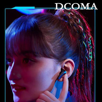 DCOMA Wireless Earbuds Bluetooth 5.4 Headphones Sport Earhooks over Ear Bud Deep Bass with ENC Mic IP7 Waterproof Wireless Earphone for Running