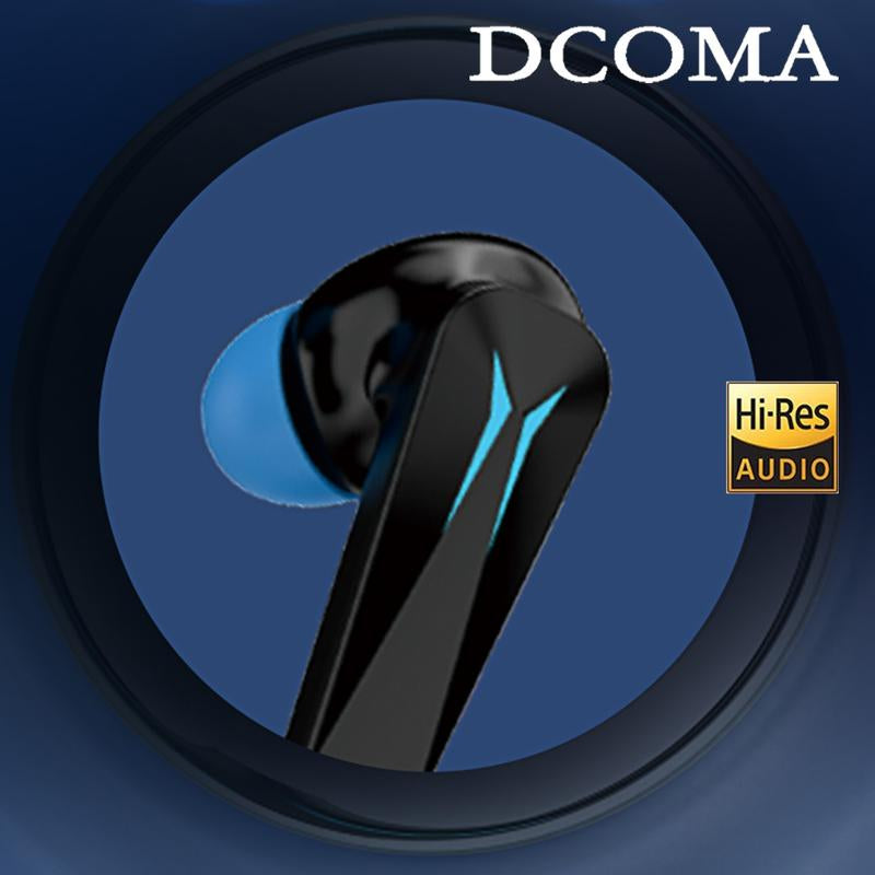 DCOMA Wireless Earbuds Bluetooth 5.4 Headphones Sport Earhooks over Ear Bud Deep Bass with ENC Mic IP7 Waterproof Wireless Earphone for Running