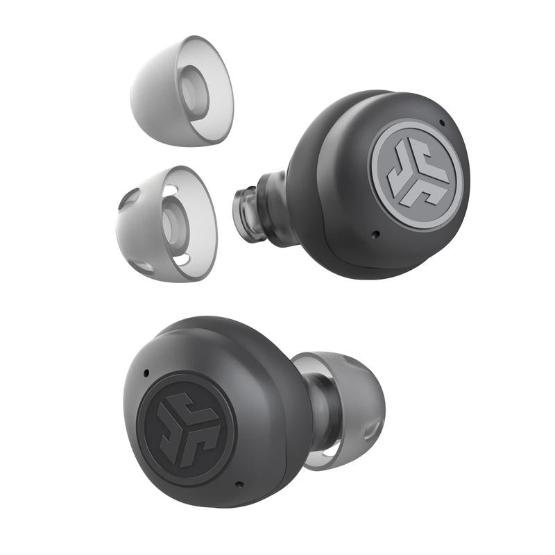 Jlab Hear OTC Hearing Aid & Wireless Earbuds, Earbud Fit, Bluetooth, Ios/Android, 4 Preset Hearing Modes, In-Ear Detect, Built-In Feedback Suppression