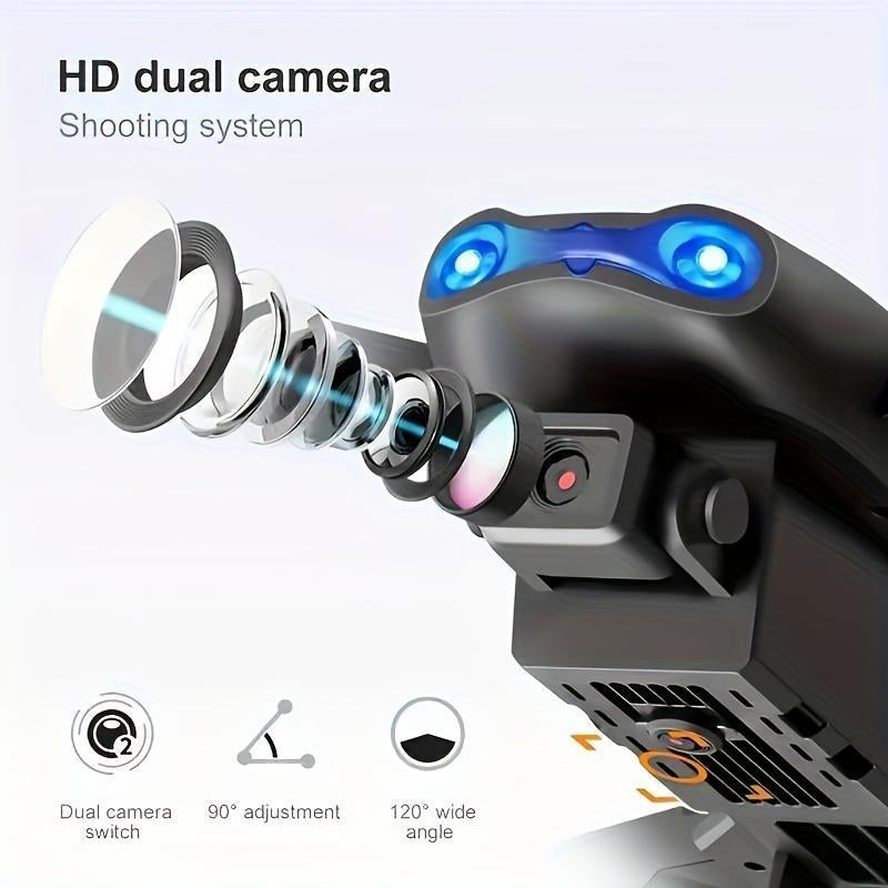 E99 K3 Toy Airplane – Dual Cameras, Folding Design, Fixed-Height Control Dual Camera Dual Camera Mini 3 Pro HD Camera Dji Avata