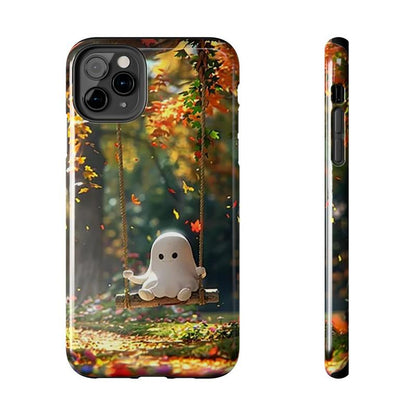 Whimsical Ghost Autumn Halloween Sublimation Phone Case Bundle – Customizable Designs for Iphone 11, 12, 13, 14, 15 Pro & Pro Max.