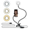 LED Selfie Ring Light for Live Adjustable Makeup Light-8Cm Stand